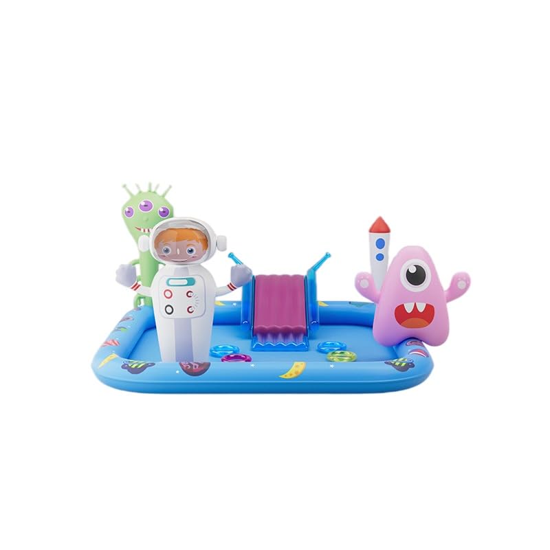 ハンドメイド　フォーチュンワンダ 用　あひる付きプール　撮影小物 Amazon.co.jp: 子供用インフレータブルプール 滑り台付き 大型ビニール